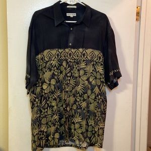 Pierre Cardin Rayon Hawaiian Style Shirt